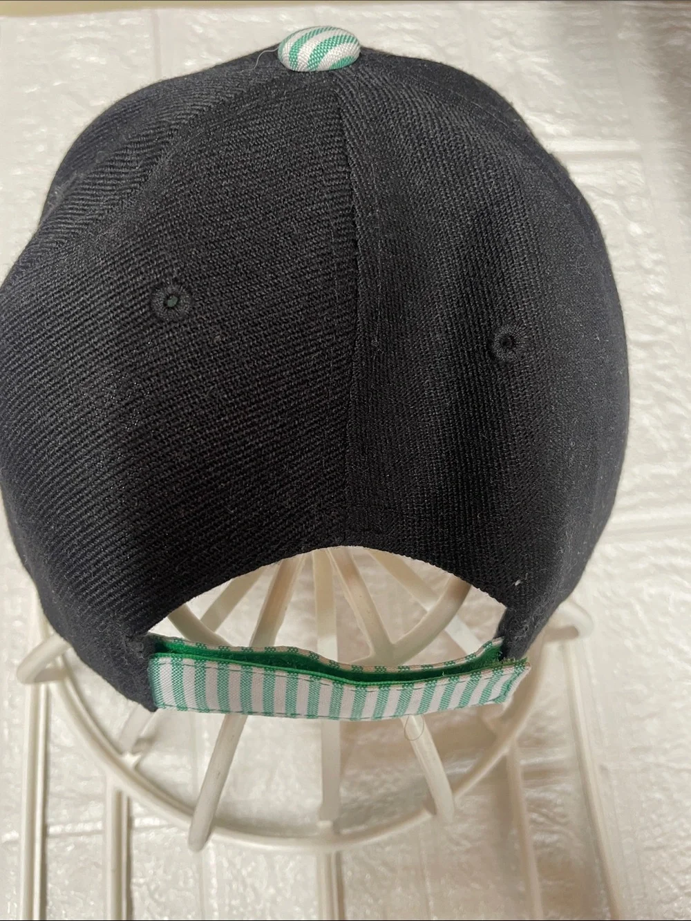 VTG Style Frog Prince Baseball Cap Pinstripe Brim Crown Hat Kidcore Goblincore C